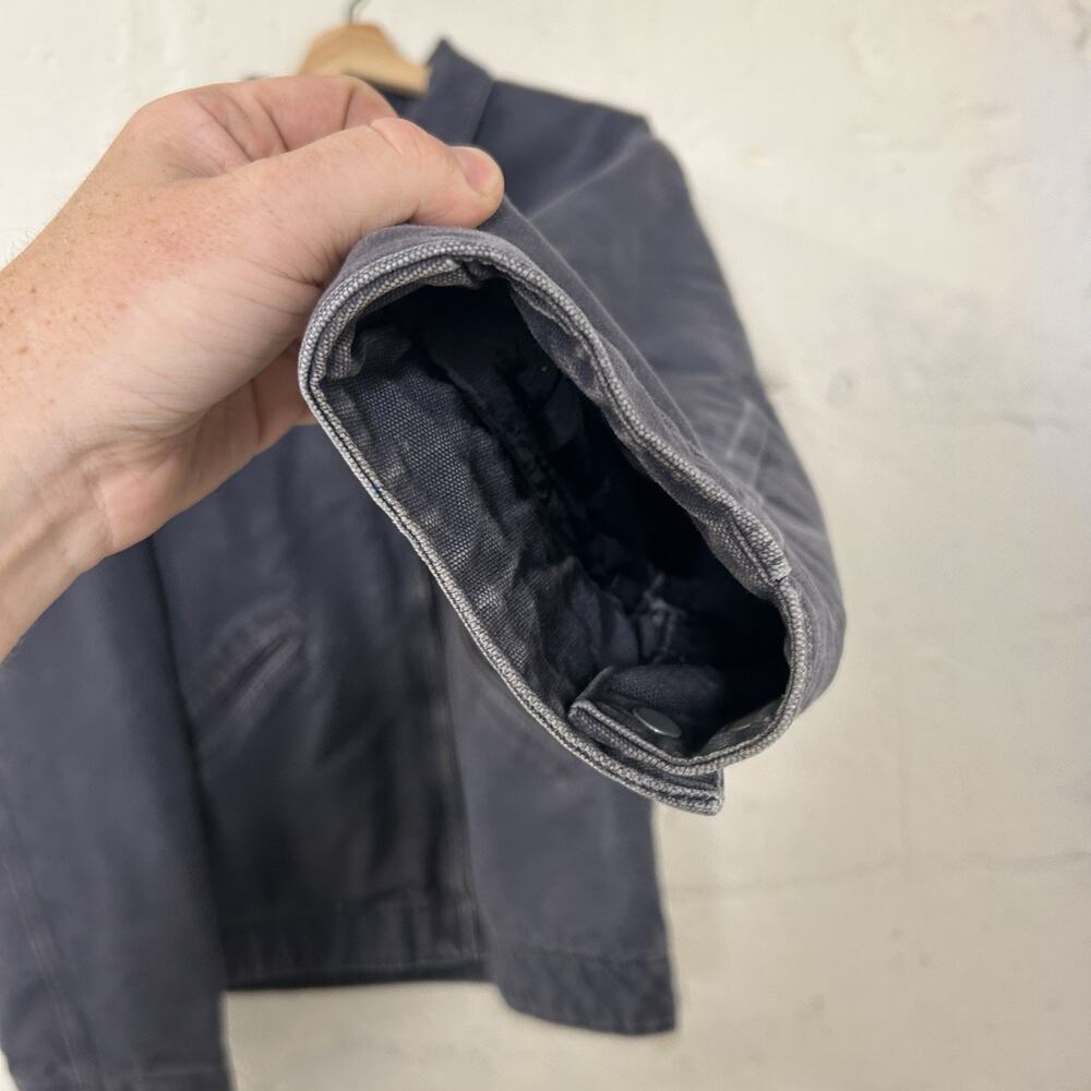 Vintage Carhartt Blanket-Lined Detroit Jacket “Petrol Blue” J204 PTB - Picture 7 of 15